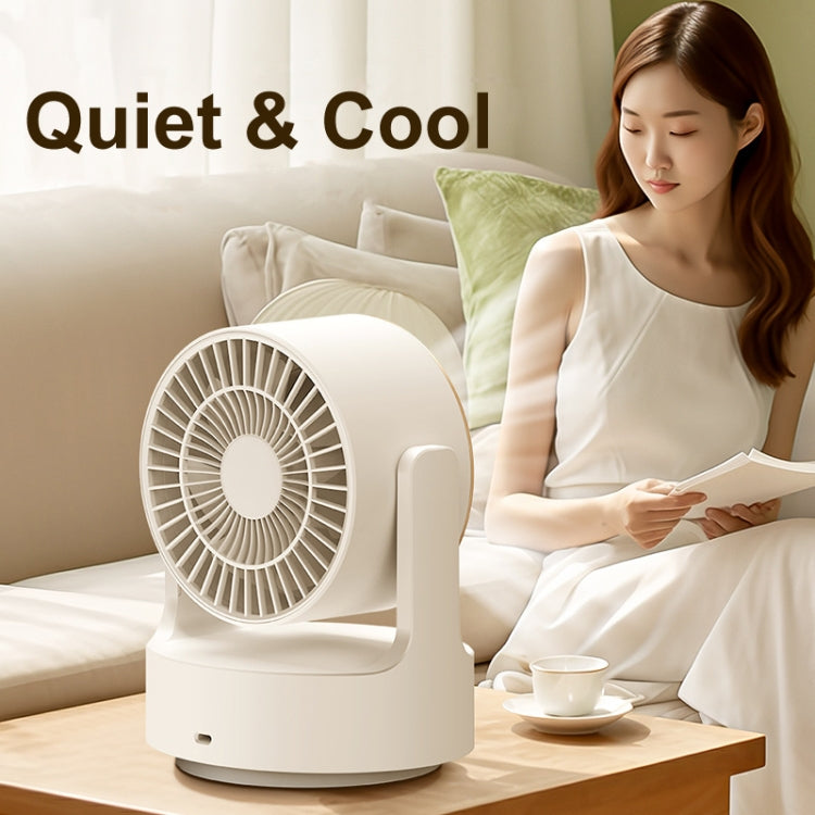 3 In 1 Multifunctional Desktop Fan with LED Light Cosmetic Mirror USB Plug Non-Oscillating | Kalsten