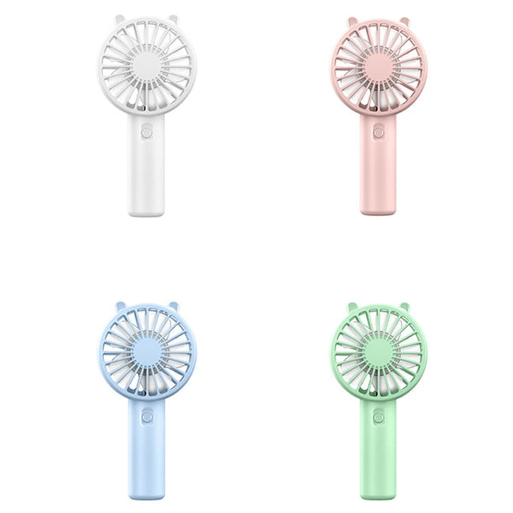 Mini USB Handheld Fan Rechargeable Portable Desktop Phone Holder(Green) | Kalsten