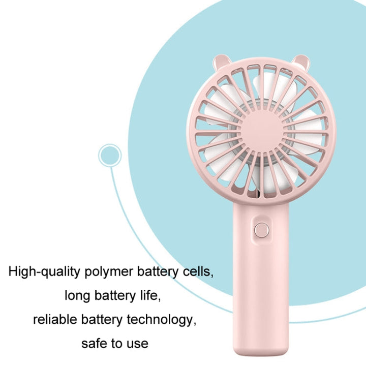 Mini USB Handheld Fan Rechargeable Portable Desktop Phone Holder(Green) | Kalsten