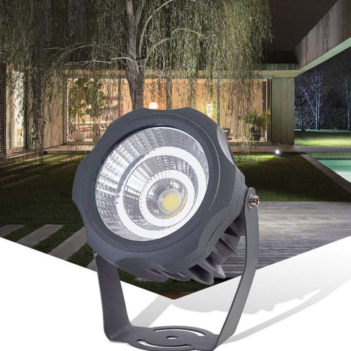 Kalsten | LED Floodlight COB Outdoor Waterproof Spotlight Billboard Lights Garden Lamp, Color: 20W 7 Colors