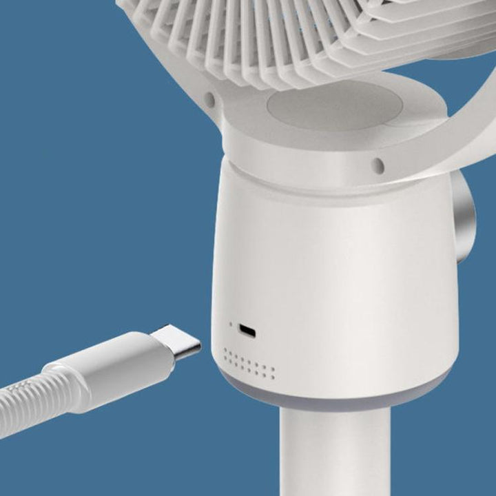 Air Circulation Fan Turbo Light Convection Standing Fan Remote Control Timer Floor Fan, Style: Rechargeable | Kalsten