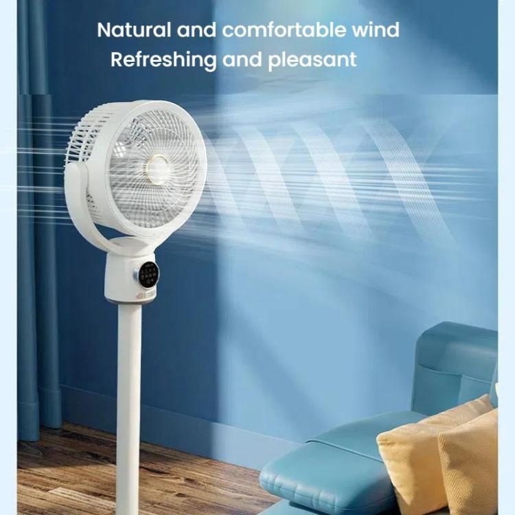 Air Circulation Fan Turbo Light Convection Standing Fan Remote Control Timer Floor Fan, Style: Rechargeable | Kalsten