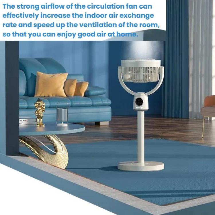 Air Circulation Fan Turbo Light Convection Standing Fan Remote Control Timer Floor Fan, Style: USB Plug | Kalsten