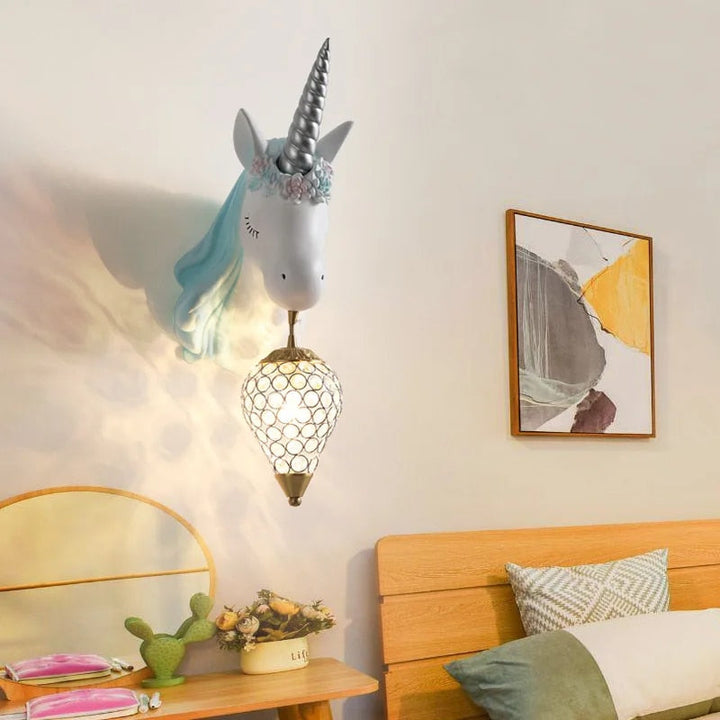 Kalsten | Magical Unicorn Wall Lamp for Children – Playful & Warm Light