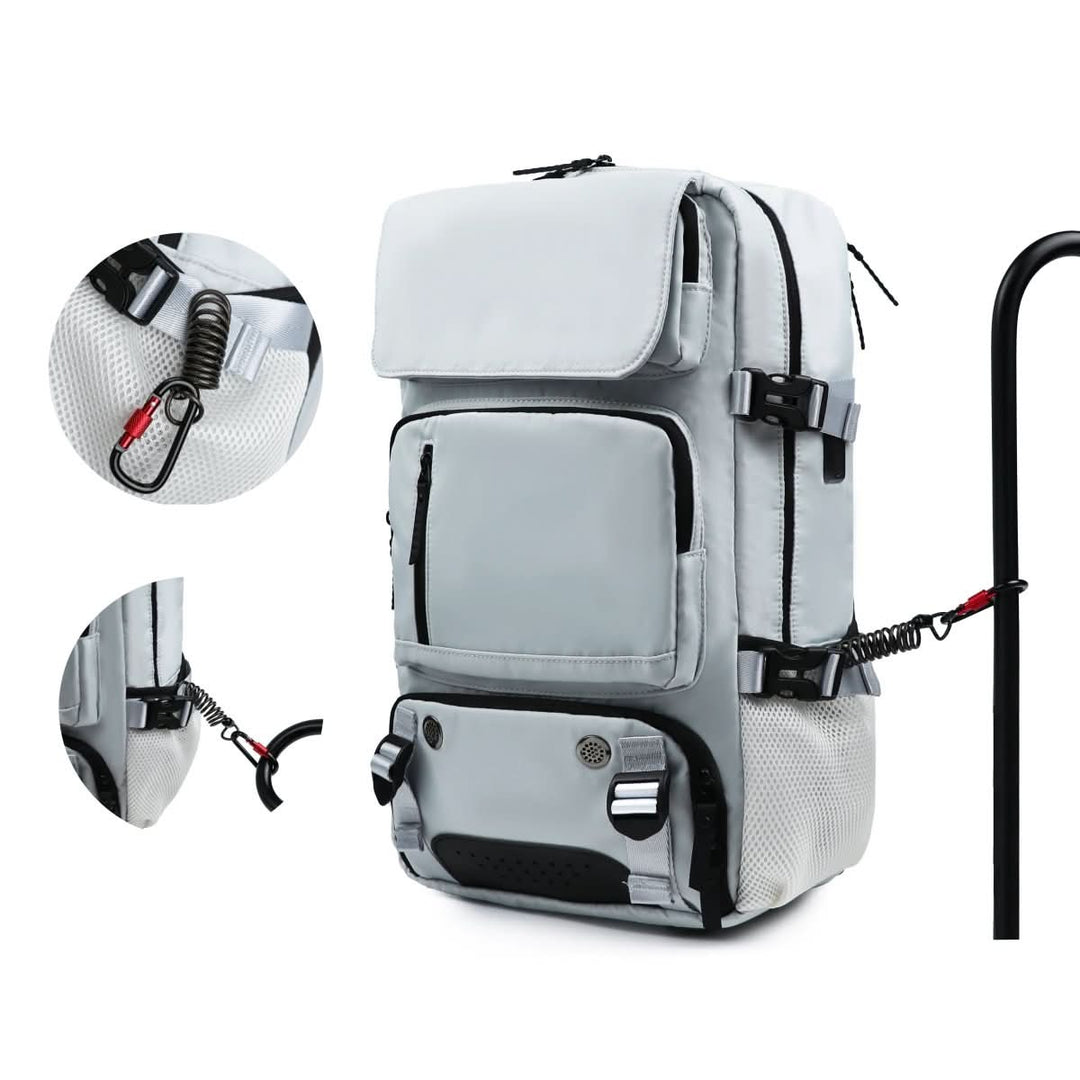 Kalsten | Travel backpack with USB connection, shoe compartment & anti-theft compartment