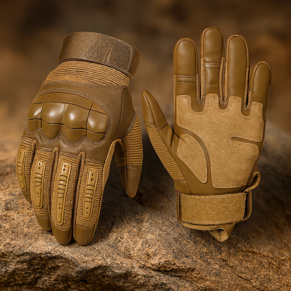 Tactical Work Gloves with Hard Knuckles Breathable Shockproof Kalsten