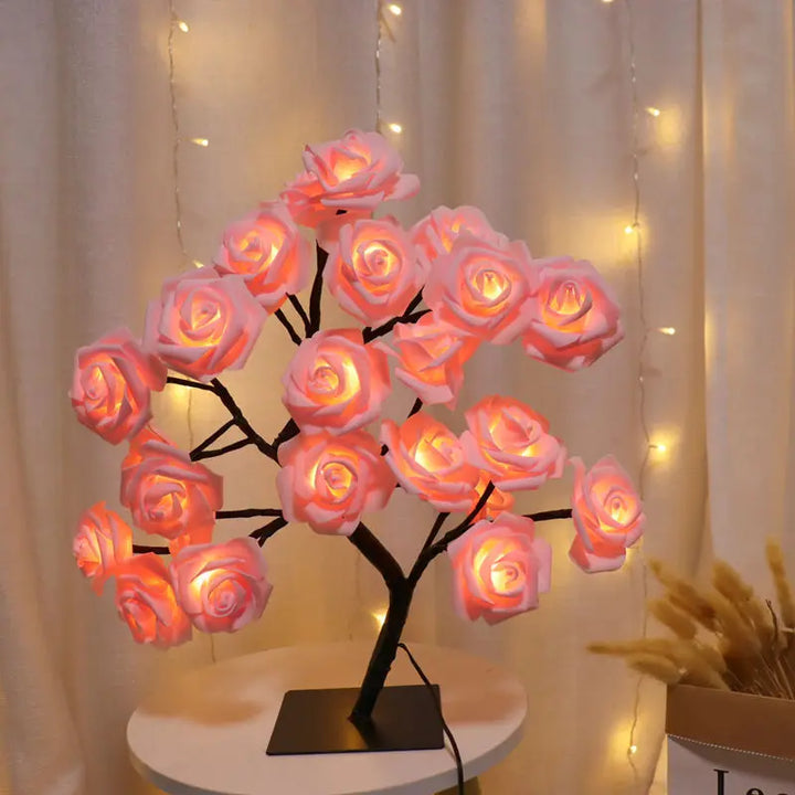 Romantic Rose Table Lamp - Warm Light & Elegance Noxord