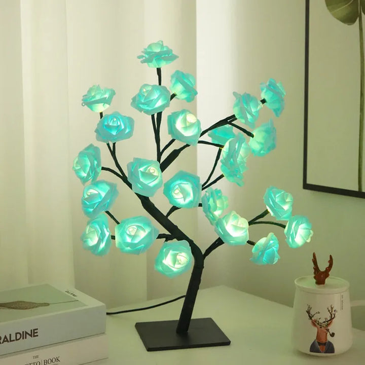 Romantic Rose Table Lamp - Warm Light & Elegance Noxord