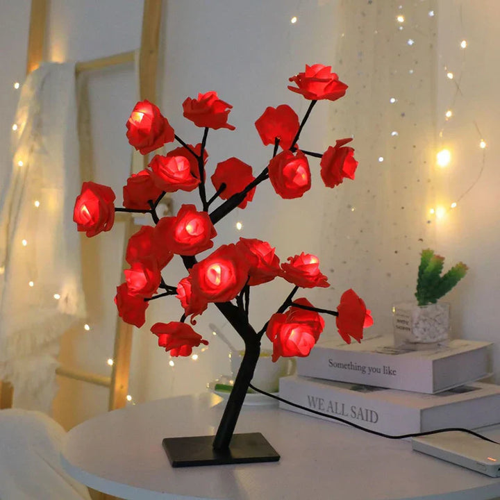 Romantic Rose Table Lamp - Warm Light & Elegance Noxord