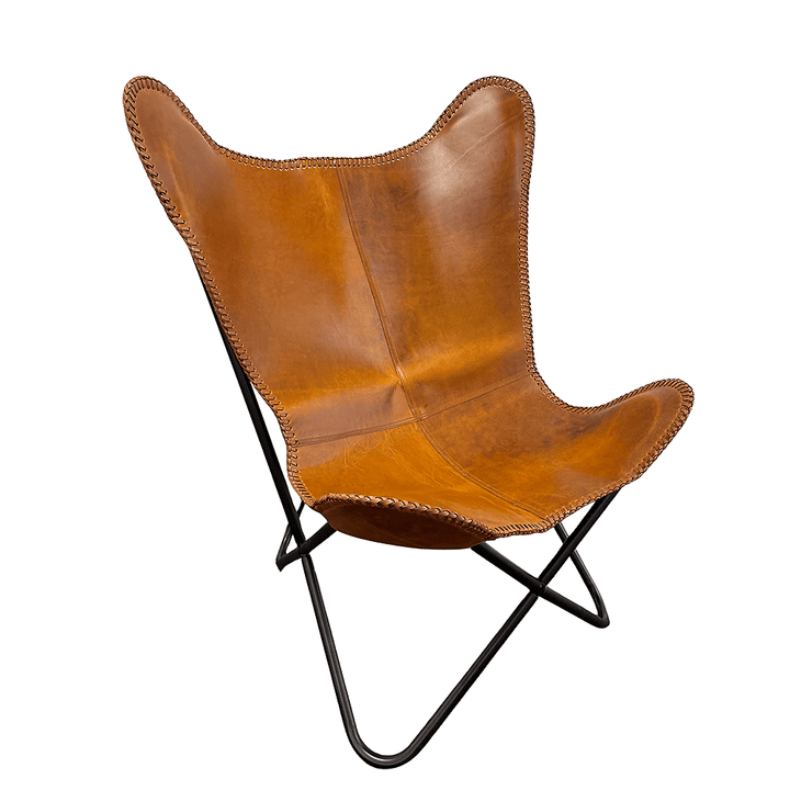 Bat chair made of real leather (available in different colors) | Kalsten