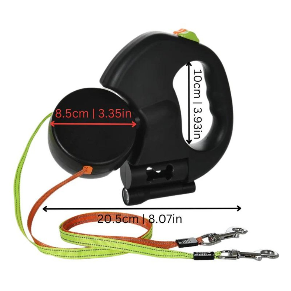 TangleFree Double Dog Leash – Tangle-Free Leash for Easy Walking with Two Dogs | Kalsten