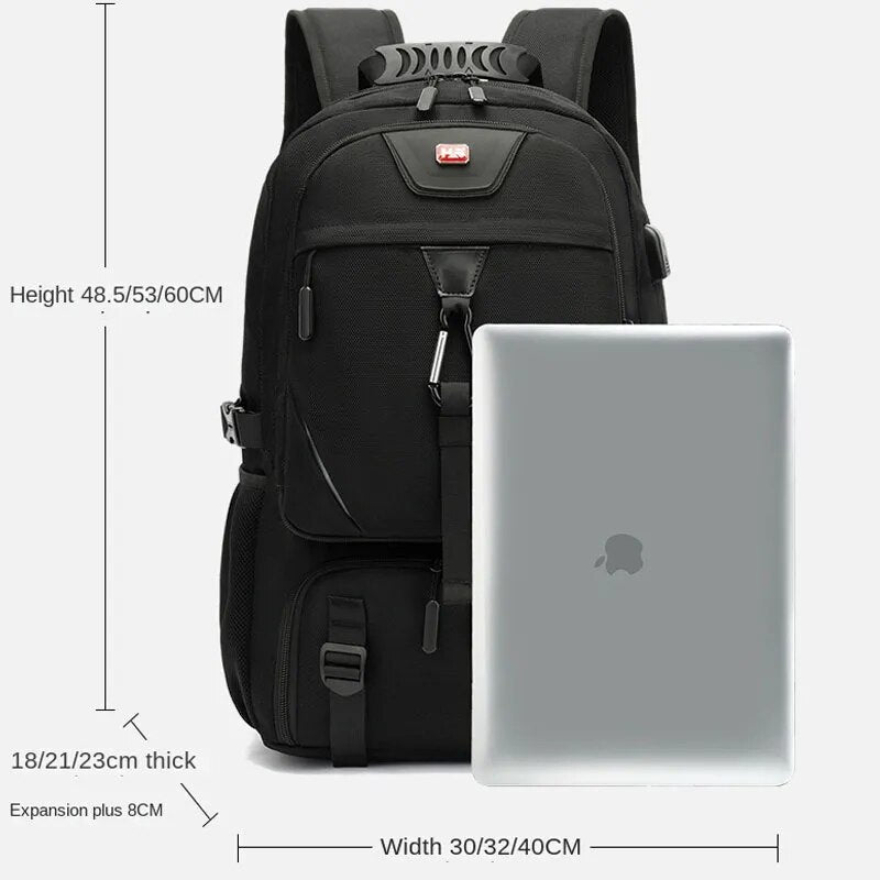 Tech Trek Pro 50-80L The Ultimate Backpack With USB Connection | Kalsten