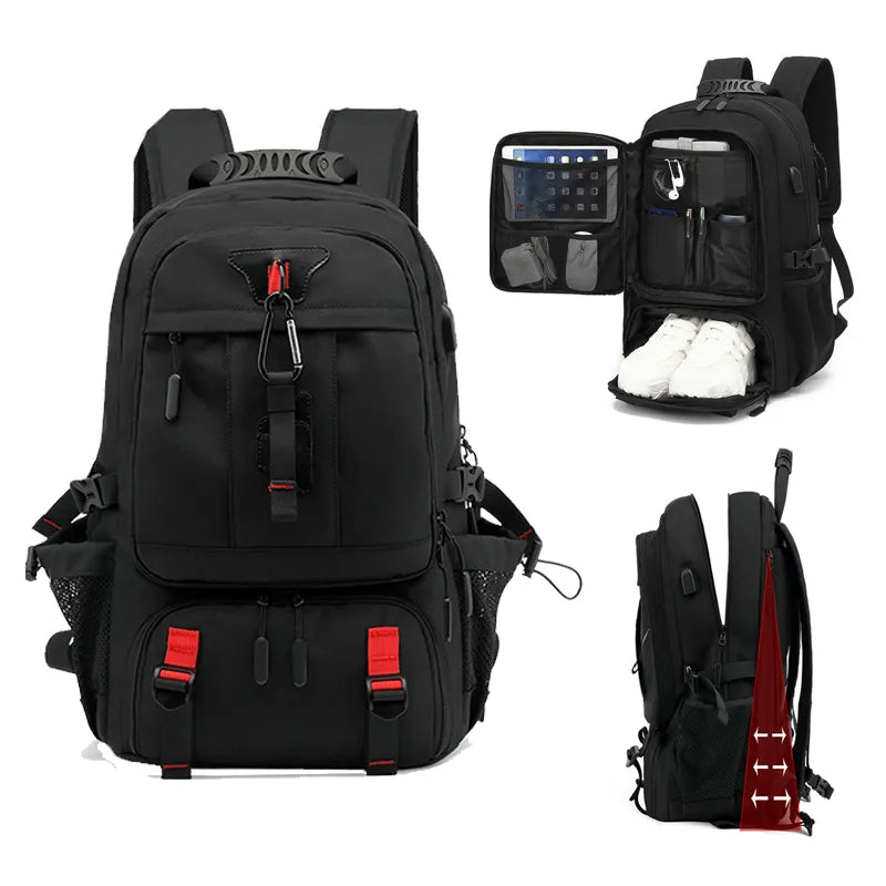 Tech Trek Pro 50-80L The Ultimate Backpack With USB Connection | Kalsten