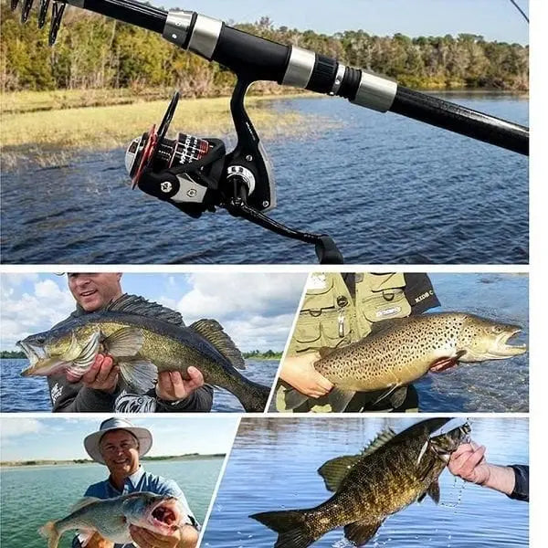 Kalsten | Telescopic Fishing Rod – Compact & easy to transport