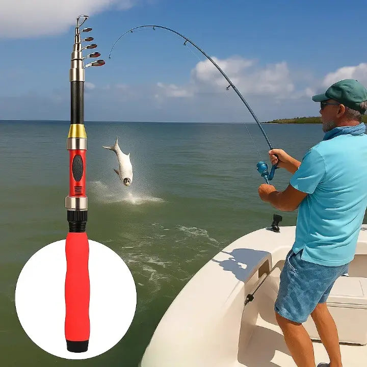 Kalsten | Telescopic Fishing Rod – Compact & easy to transport