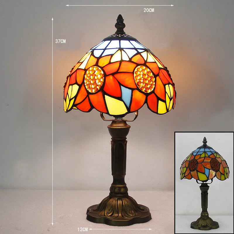 Luminara Éclat - Tiffany Desk Table Lamp Noxord