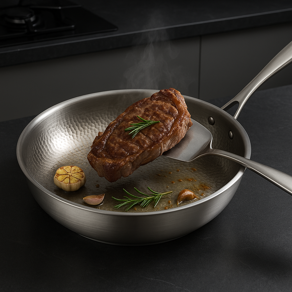 Titanpan – Forged Titanium Frying Pan Without Coating, Scratch Resistant and Heat Resistant | Kalsten