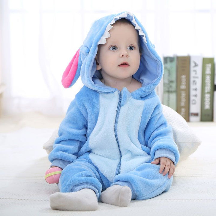 Kalsten | Toddler Animal Jumpsuit | Soft Cotton & Hypoallergenic Fleece Baby Onesie