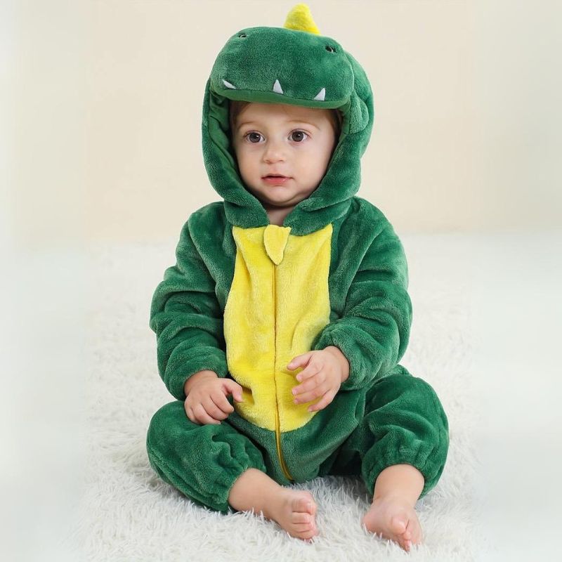 Kalsten | Toddler Animal Jumpsuit | Soft Cotton & Hypoallergenic Fleece Baby Onesie