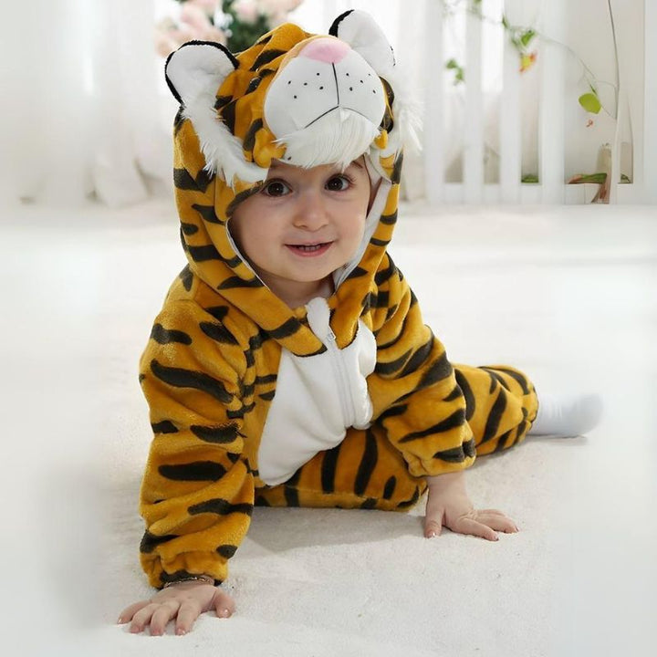 Kalsten | Toddler Animal Jumpsuit | Soft Cotton & Hypoallergenic Fleece Baby Onesie