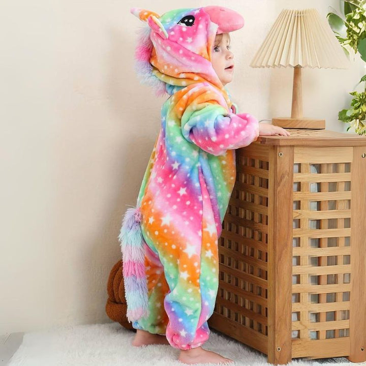 Kalsten | Toddler Animal Jumpsuit | Soft Cotton & Hypoallergenic Fleece Baby Onesie
