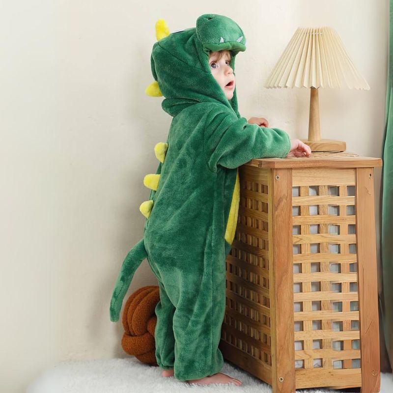 Kalsten | Toddler Animal Jumpsuit | Soft Cotton & Hypoallergenic Fleece Baby Onesie