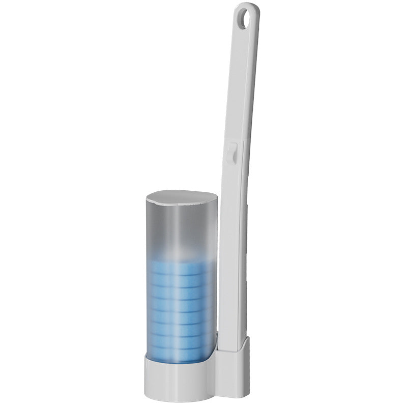 Kalsten | Antibacterial Disposable Toilet Brush with Hygienic Sponge Head and Holder