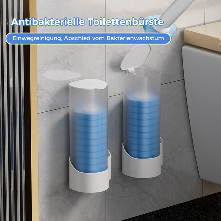 Kalsten | Antibacterial Disposable Toilet Brush with Hygienic Sponge Head and Holder