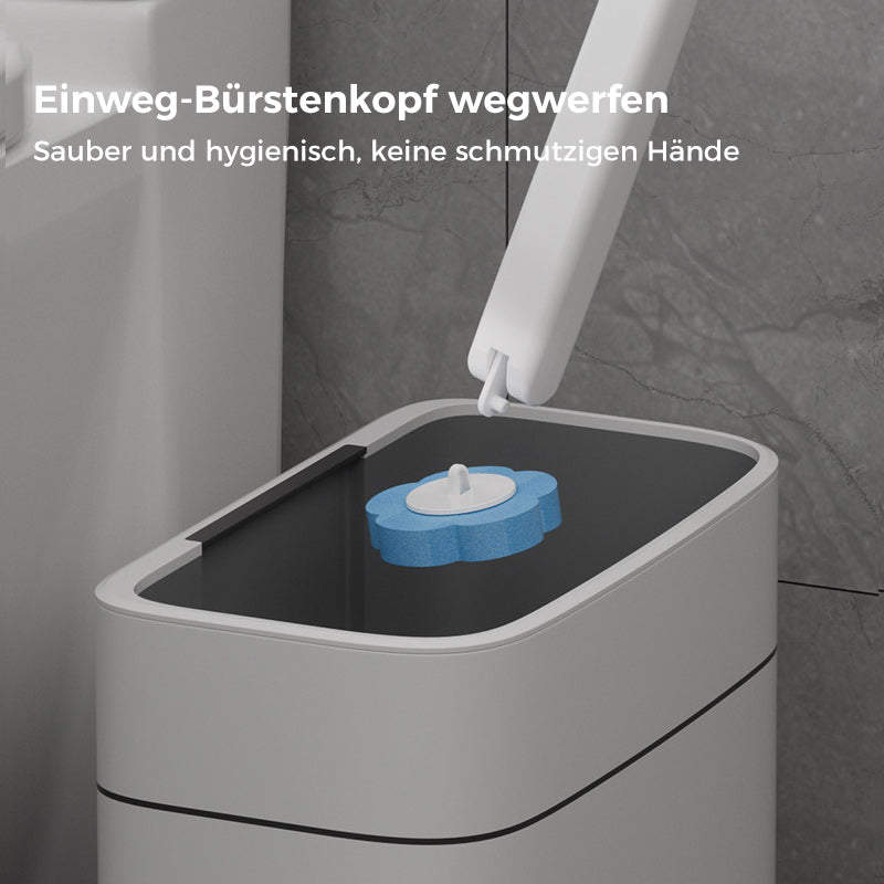 Kalsten | Antibacterial Disposable Toilet Brush with Hygienic Sponge Head and Holder