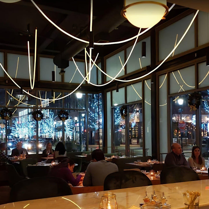 Flexible Curve Hanging light Pendant Lamp | Kalsten