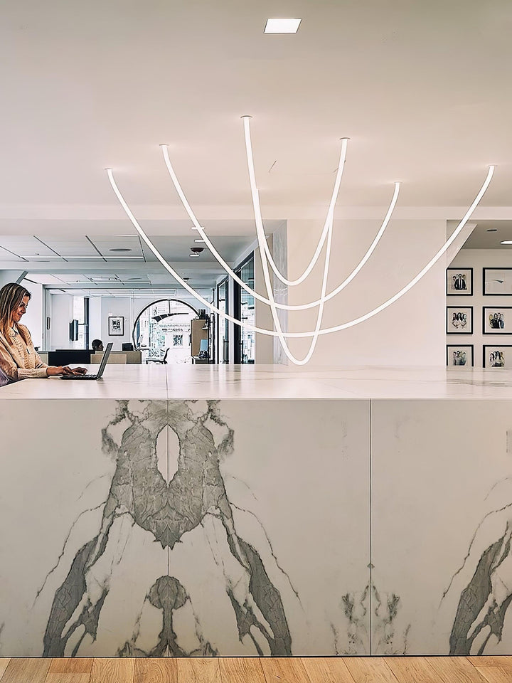 Flexible Curve Hanging light Pendant Lamp | Kalsten