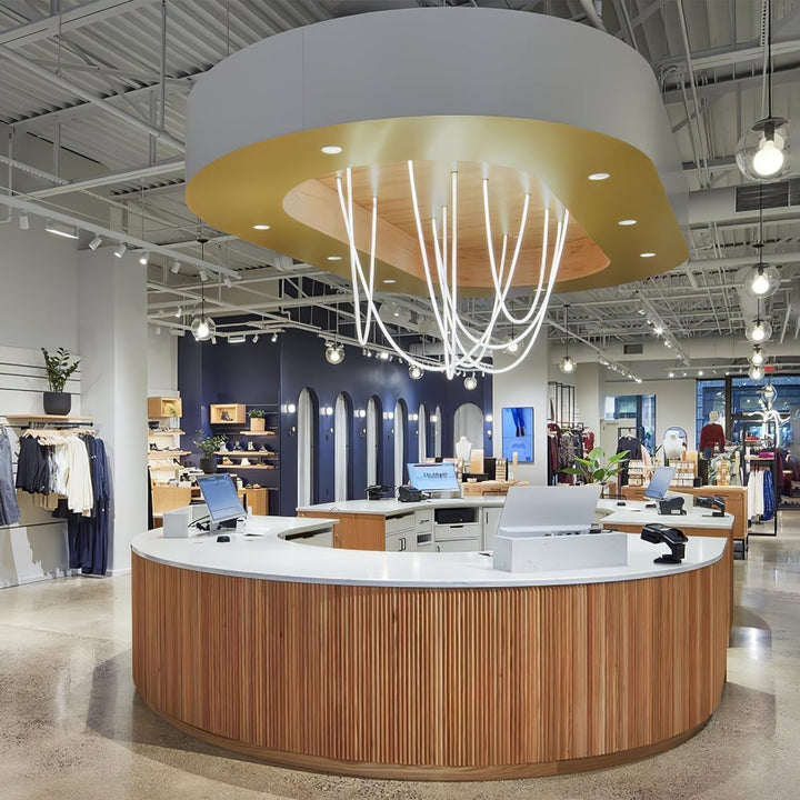 Flexible Curve Hanging light Pendant Lamp | Kalsten
