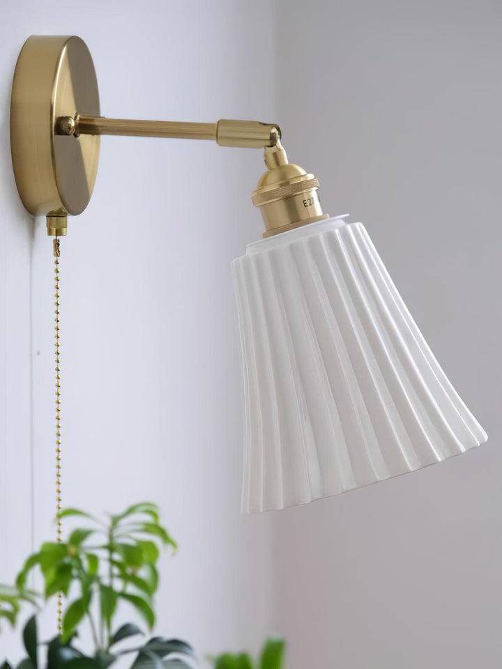 Trumpet Ceramic Wall Light | Noxord
