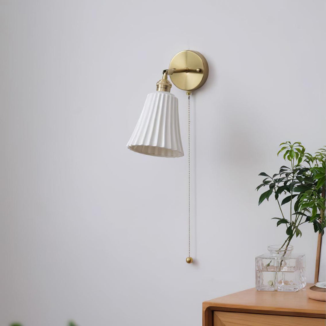 Trumpet Ceramic Wall Light | Noxord