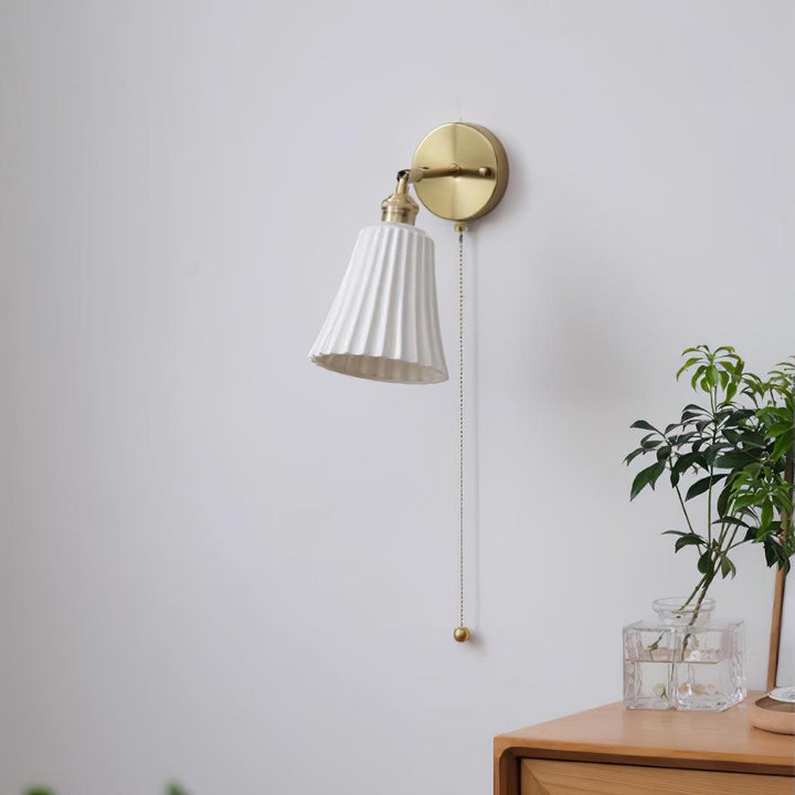 Trumpet Ceramic Wall Light | Noxord
