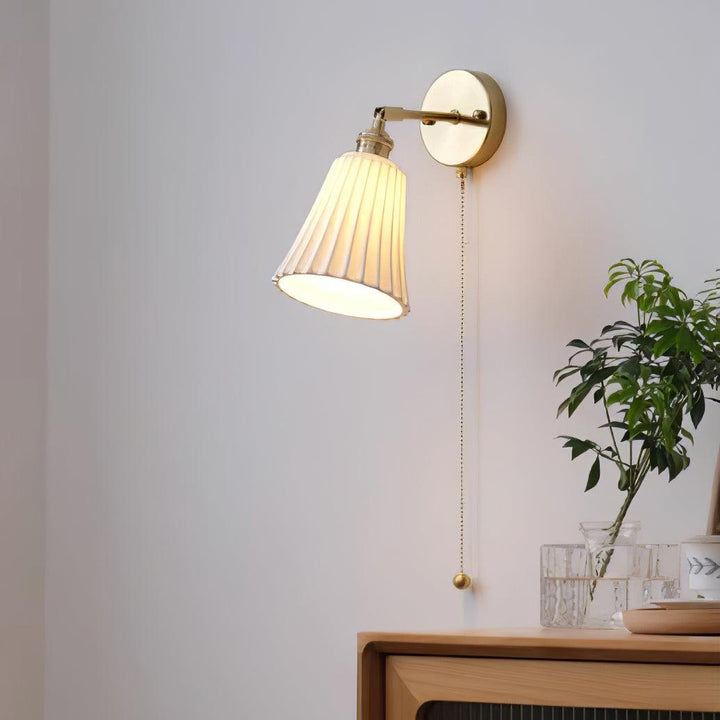 Trumpet Ceramic Wall Light | Noxord