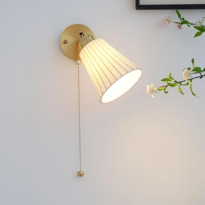 Trumpet Ceramic Wall Light | Noxord