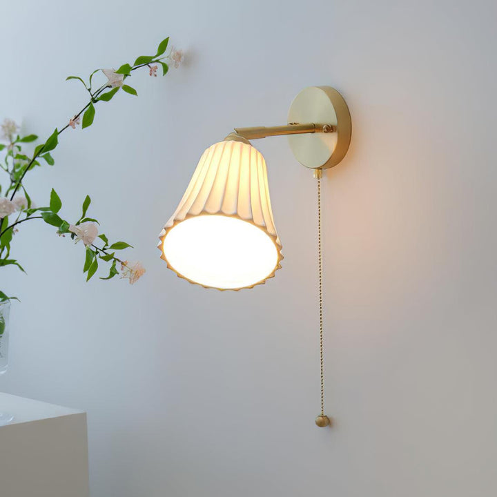 Trumpet Ceramic Wall Light | Noxord
