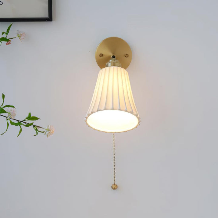 Trumpet Ceramic Wall Light | Noxord