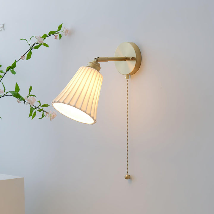 Trumpet Ceramic Wall Light | Noxord