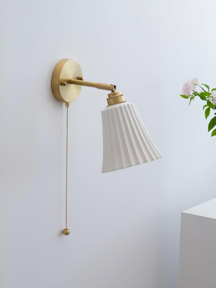 Trumpet Ceramic Wall Light | Noxord