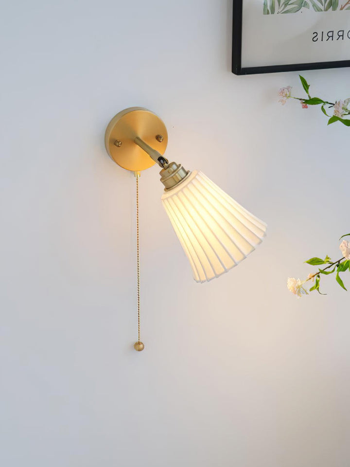 Trumpet Ceramic Wall Light | Noxord