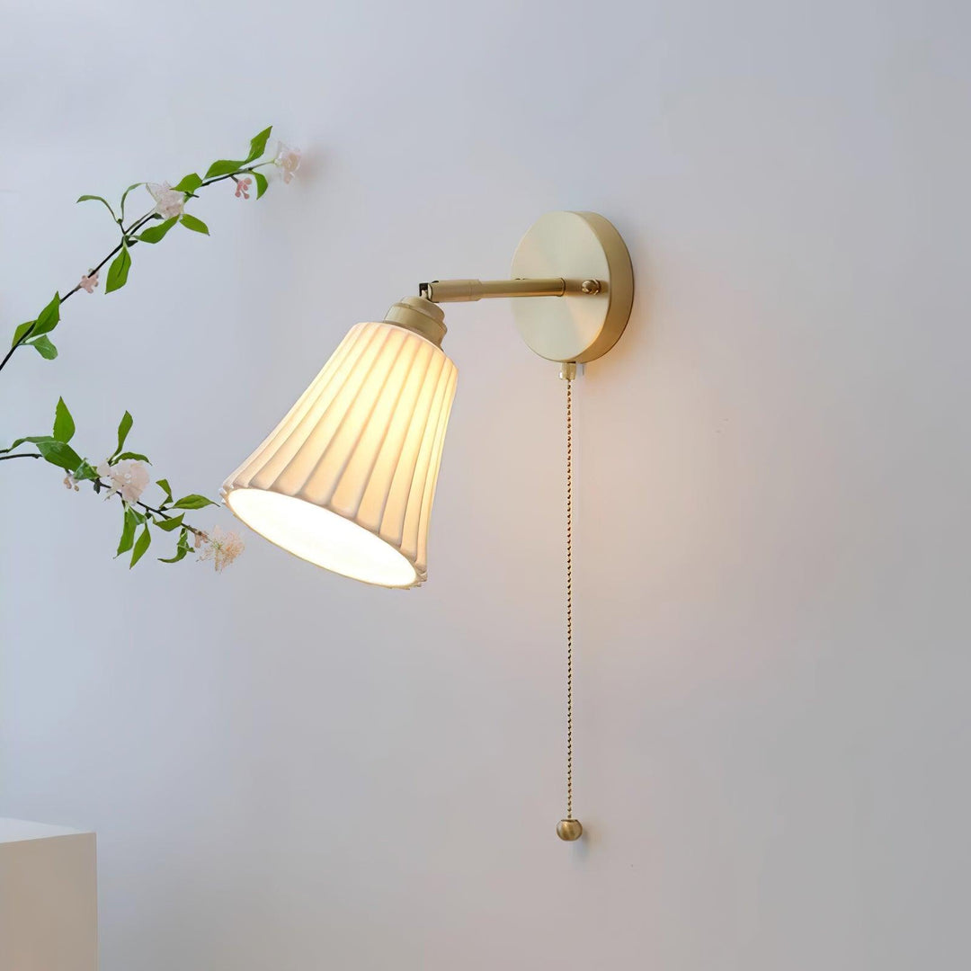 Trumpet Ceramic Wall Light | Noxord