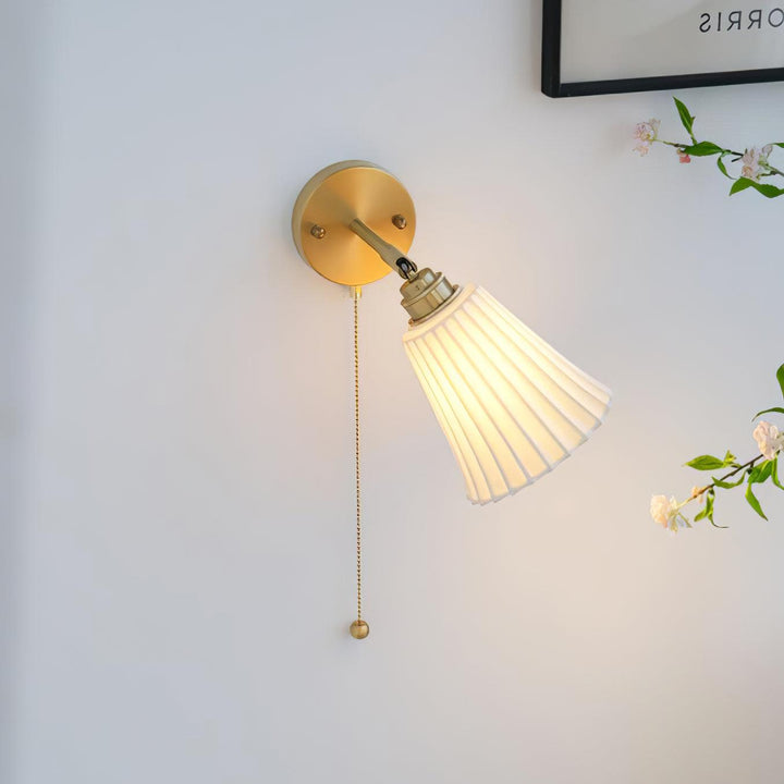 Trumpet Ceramic Wall Light | Noxord