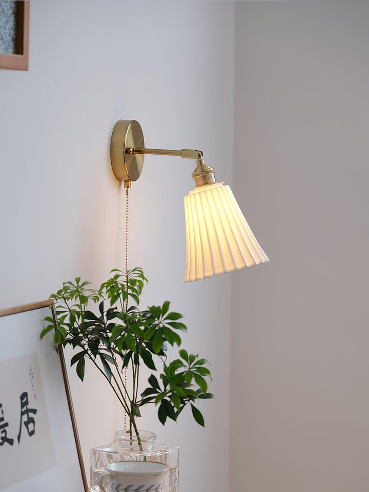 Trumpet Ceramic Wall Light | Noxord