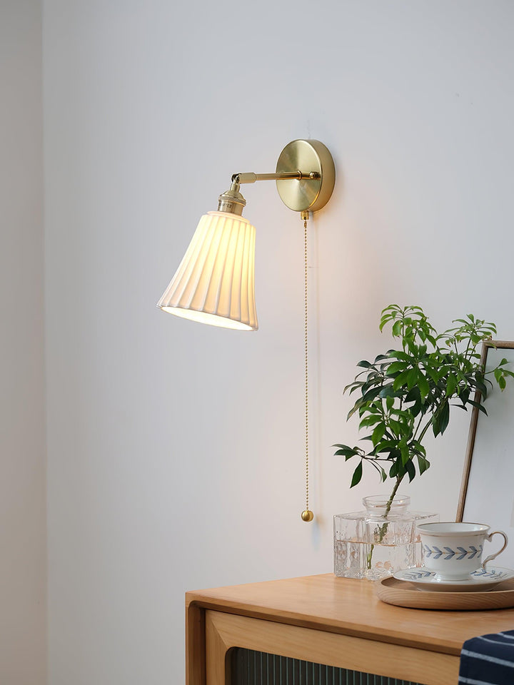 Trumpet Ceramic Wall Light | Noxord
