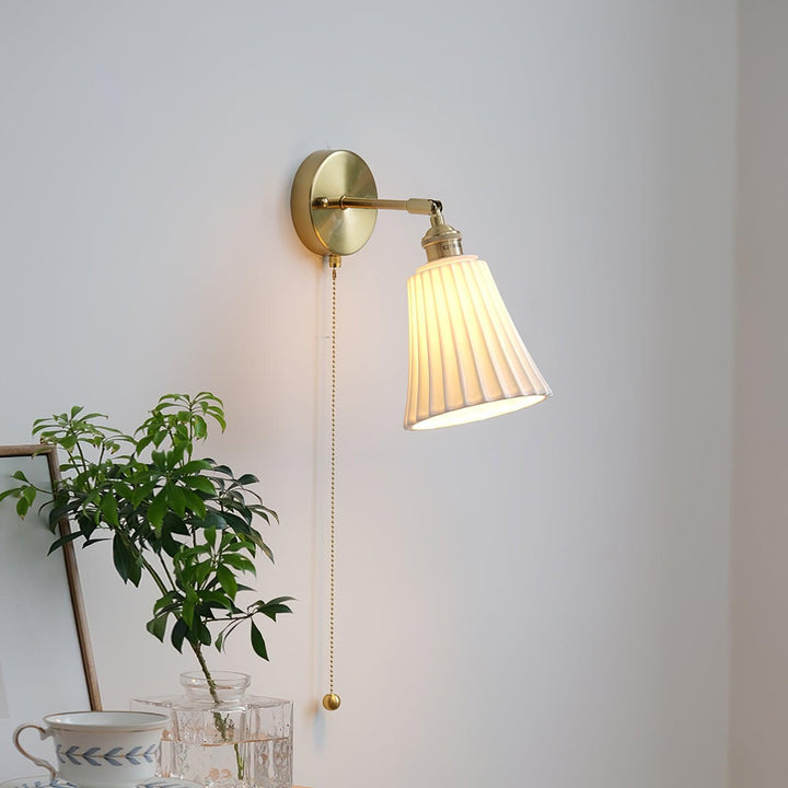 Trumpet Ceramic Wall Light | Noxord