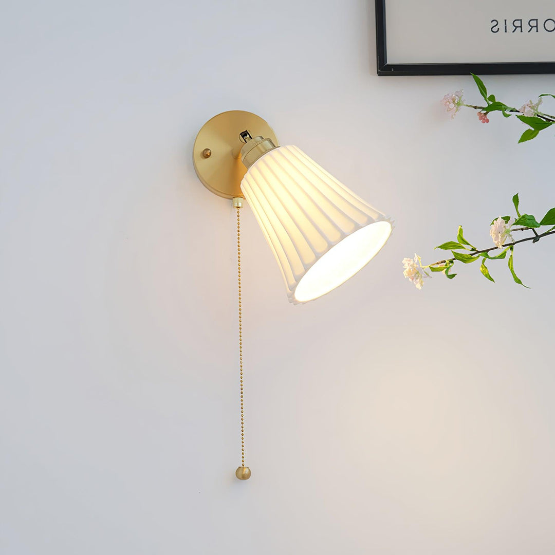 Trumpet Ceramic Wall Light | Noxord