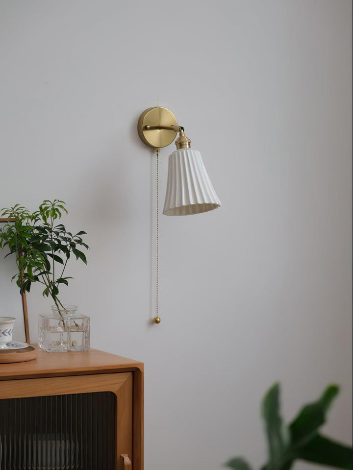 Trumpet Ceramic Wall Light | Noxord