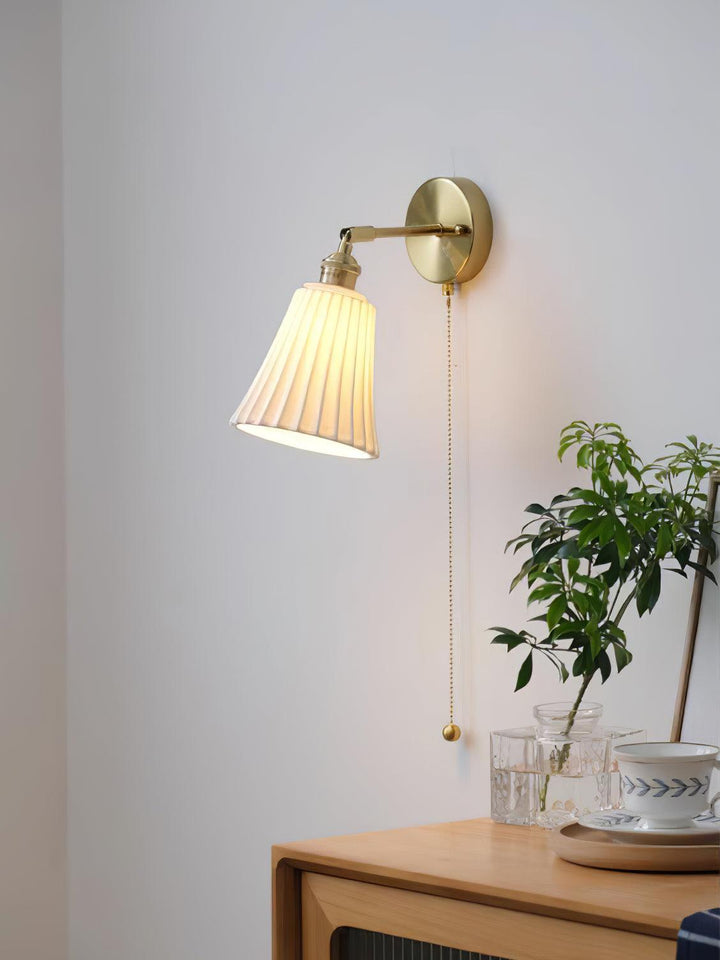 Trumpet Ceramic Wall Light | Noxord